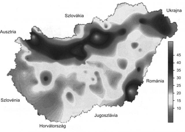 Ólomterhelés Magyarországon mohával, mint bioindikátorral mérve