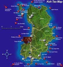Koh Tao on map