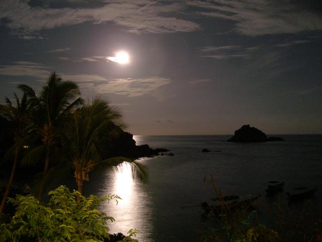 Koh Tao in moon-light