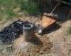 Early medieval iron smelting thechnology using limonit ore