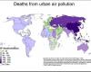 Légszennyezettségben elhunytak aránya
